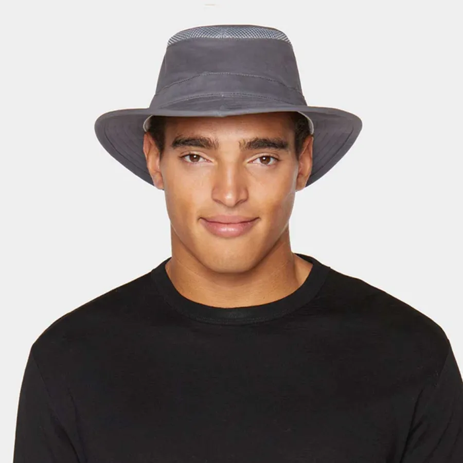 Women Tilley Hats TILLEY T5MO Organic AIRFLO Medium Brim - Grey
