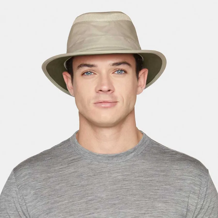 Women Tilley Hats TILLEY T5MO Organic AIRFLO Medium Brim - Kharki Olive