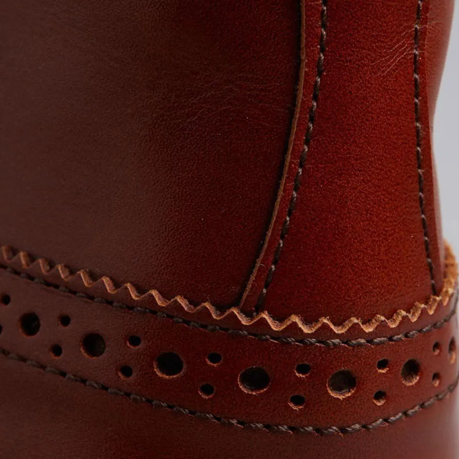 trickers_bourton_shoes__m_3-3.webp Tricker's TRICKER'S Bourton Shoes - Mens Dainite or Leather Sole - Marron Antiqu