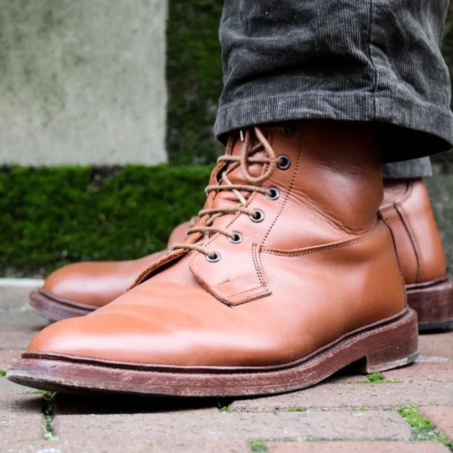 Tricker's TRICKER'S Burford Boots - Mens Dainite or Leather Sole - Marron Antiqu