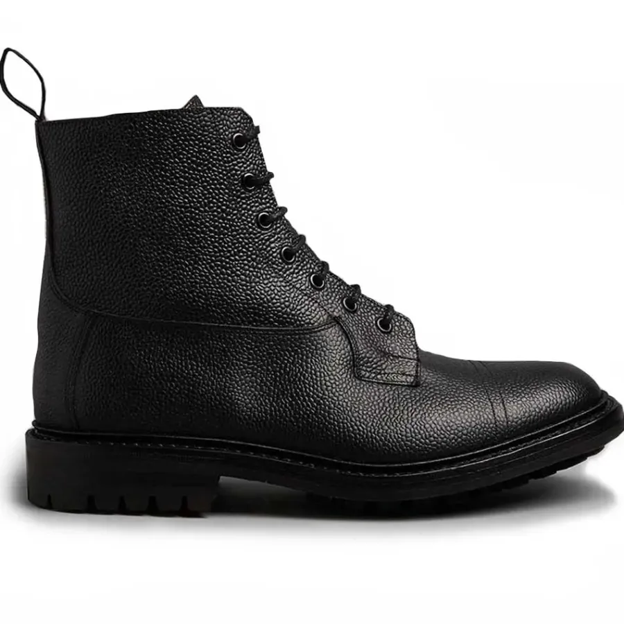 Tricker's TRICKER'S Grassmere Boots - Mens - Black Scotch Grain