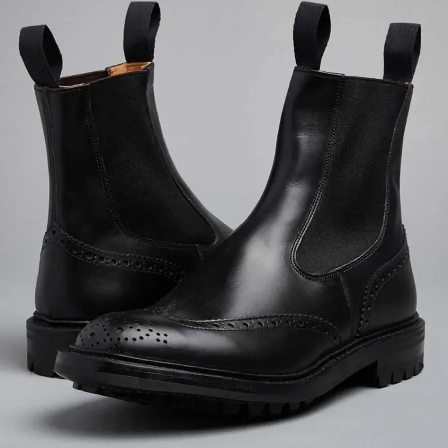 trickers_henry_boots__men_2-2.webp Tricker's TRICKER'S Henry Boots - Mens Commando Sole - Black Calf