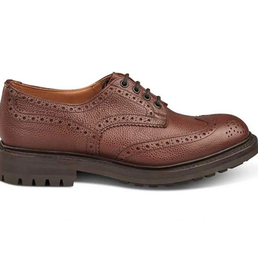 Tricker's TRICKER'S Ilkley Shoes - Mens - Brown Zug Grain