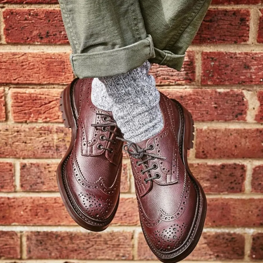 Tricker's TRICKER'S Ilkley Shoes - Mens - Brown Zug Grain