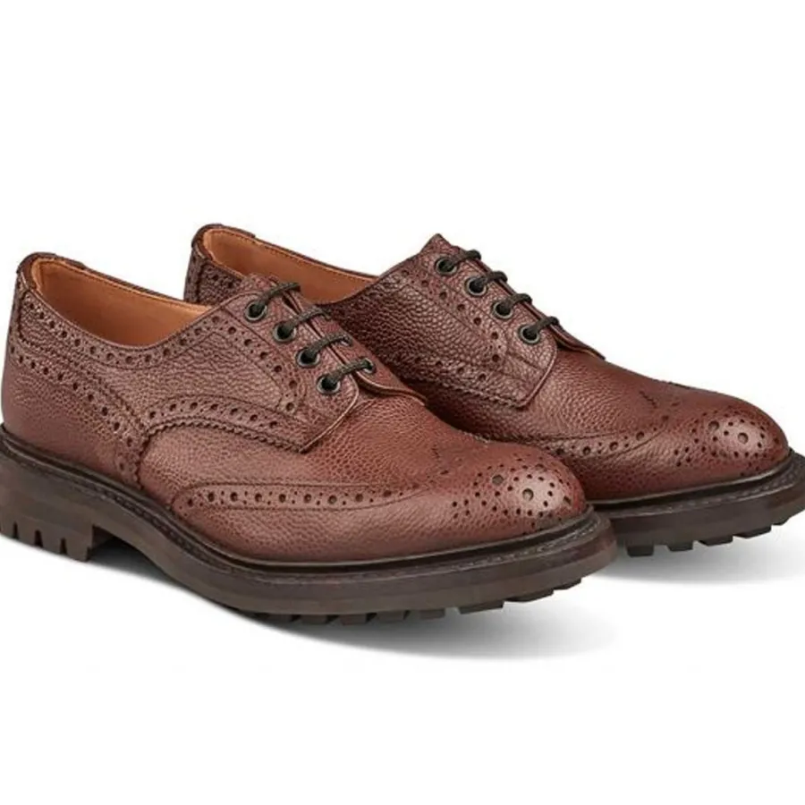 trickers_ilkley_shoes__me_5.webp Tricker's TRICKER'S Ilkley Shoes - Mens - Brown Zug Grain