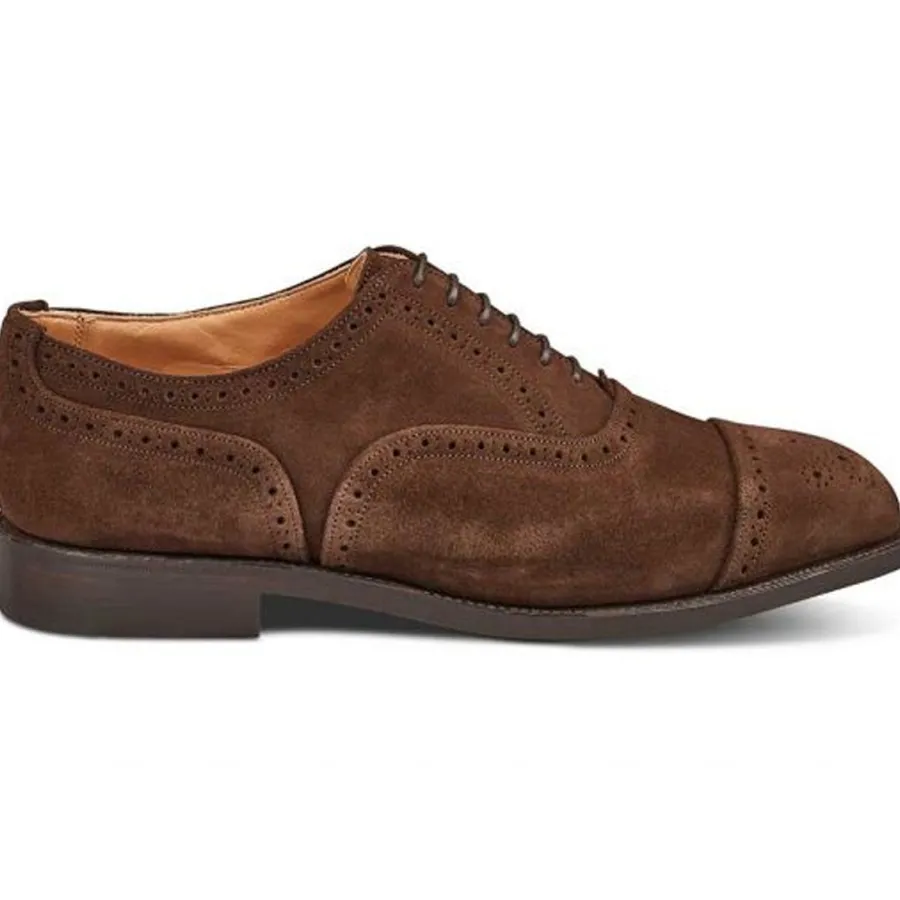Tricker's TRICKER'S Kensington Shoes - Mens - Chocolate Repello Suede