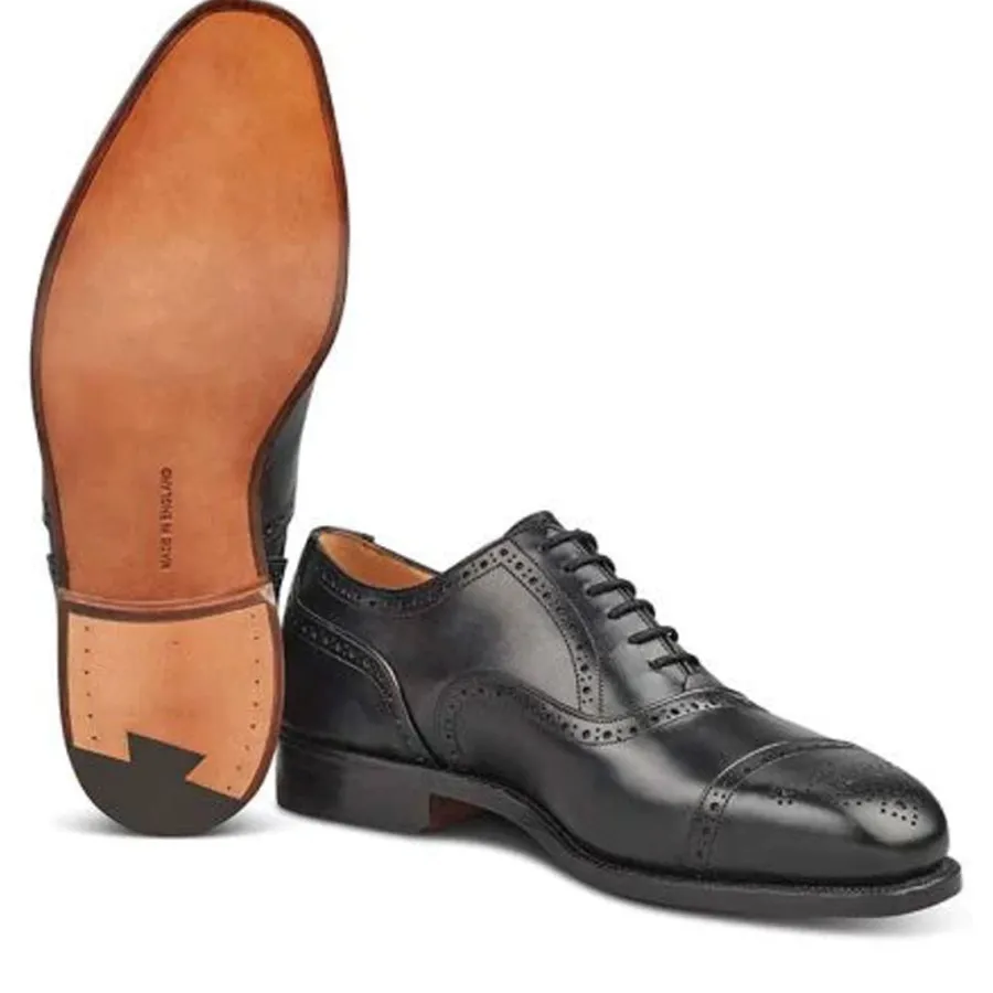 Tricker's TRICKER'S Kensington Shoes - Mens - Black Calf