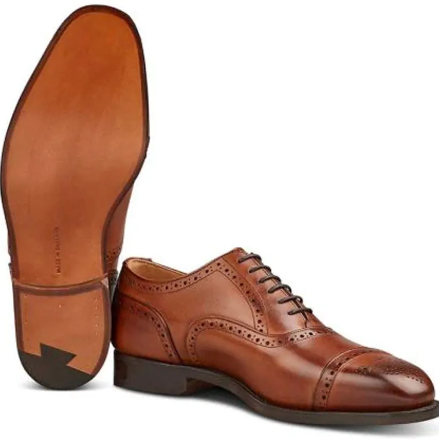 Tricker's TRICKER'S Kensington Shoes - Mens - Beechnut Burnished