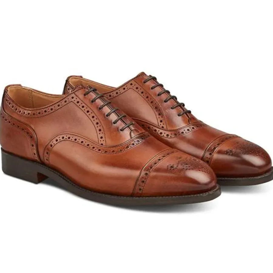trickers_kensington_shoes_3-2.webp Tricker's TRICKER'S Kensington Shoes - Mens - Beechnut Burnished