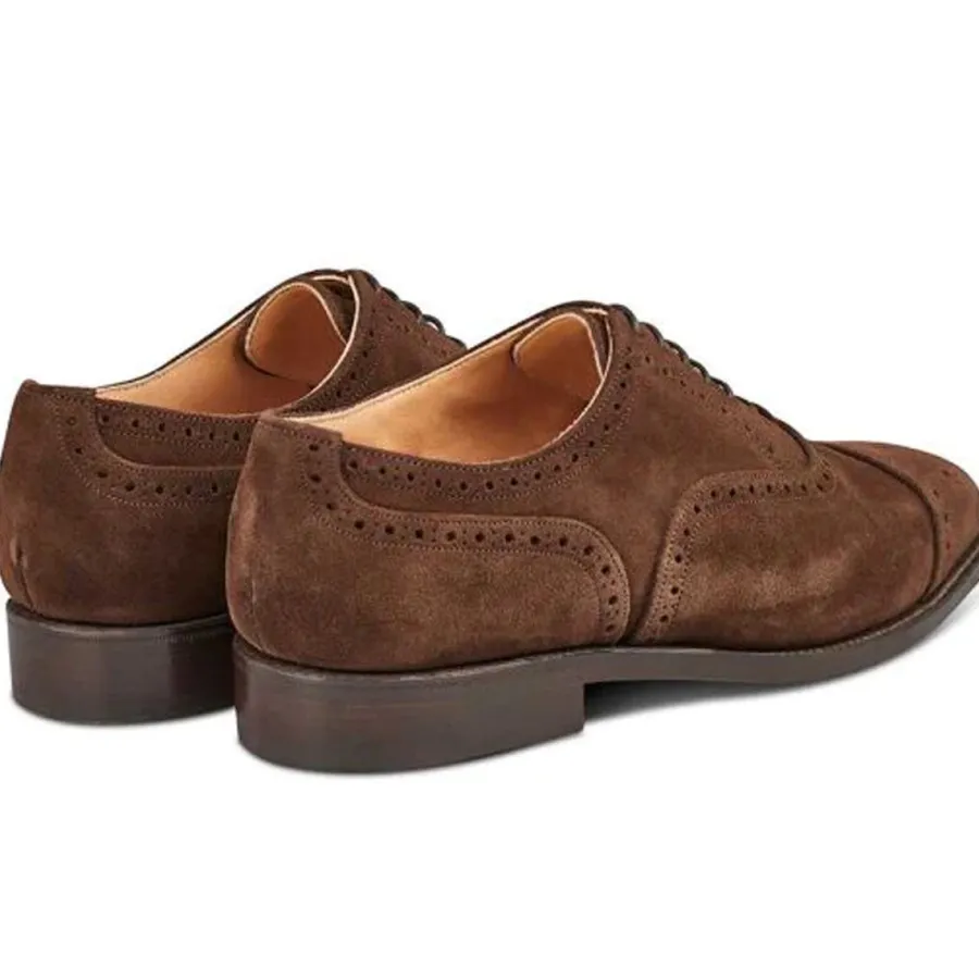 trickers_kensington_shoes_4.webp Tricker's TRICKER'S Kensington Shoes - Mens - Chocolate Repello Suede