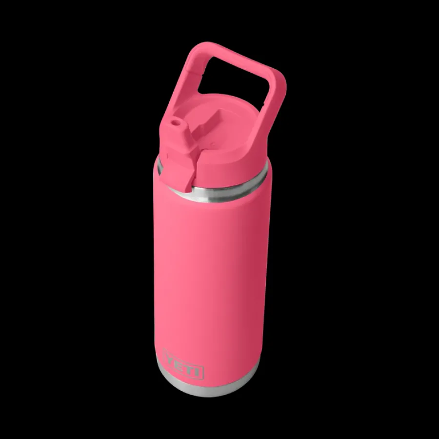 Women YETI Rambler 26 OZ (769ml) Bottle With Straw Cap - Tropical Pink