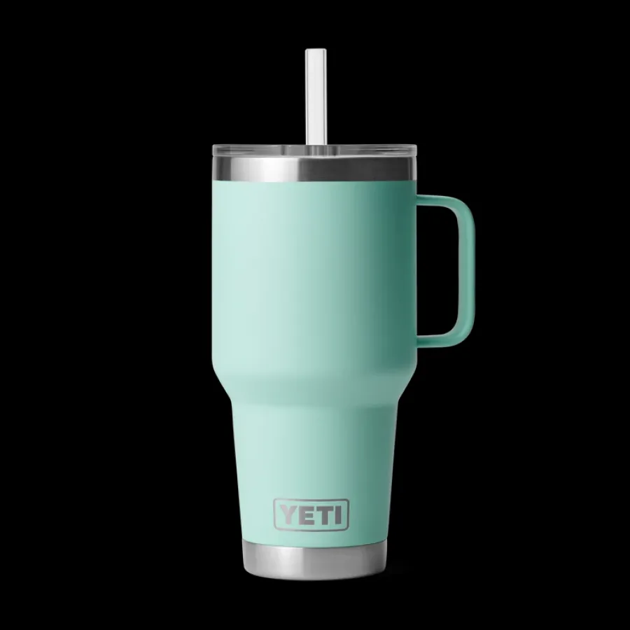 Women YETI Rambler 35 OZ (994ml) Straw Mug With Straw Lid -